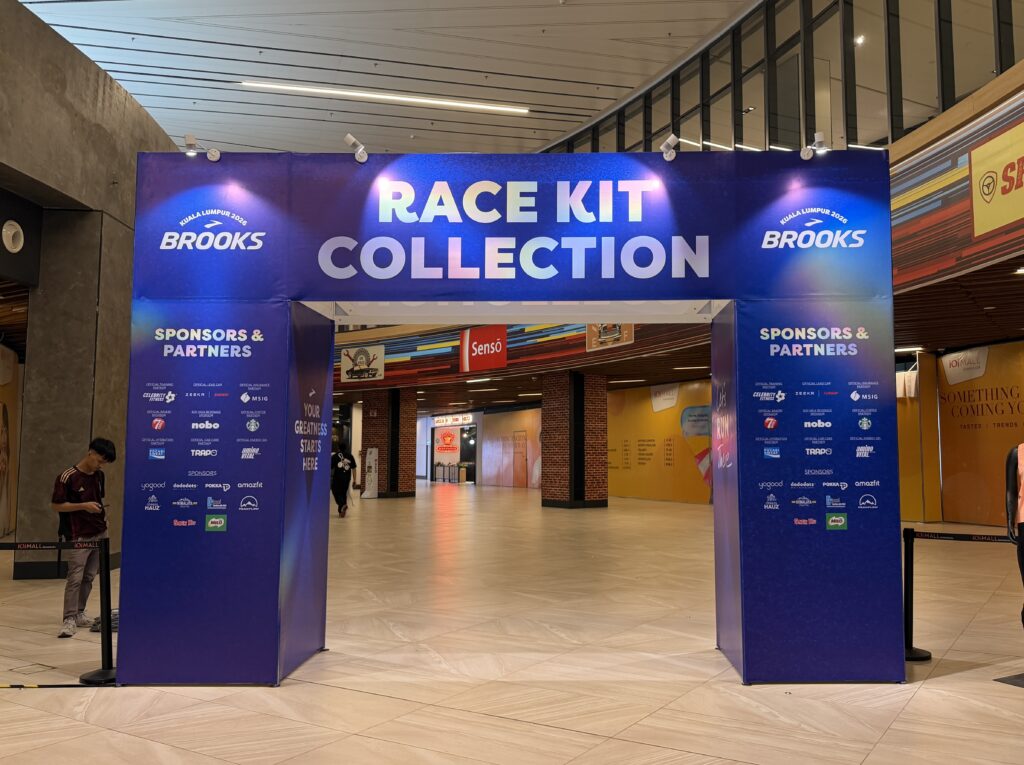 Brooks Marathon Race Kit Collection @ IOI Mall Damansara | Barrington Group